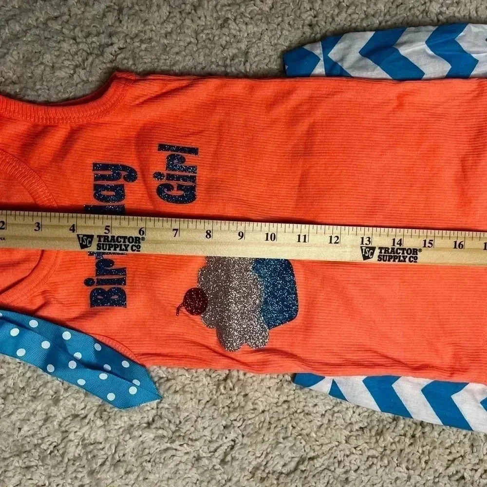 GIRLS BOUTIQUE BIRTHDAY GIRL OUTFIT SIZE 6 NWOT - Picture 8 of 16